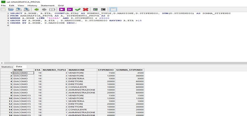 Interroghiamo le nostre tabelle con Flamerobin su Database Firebird